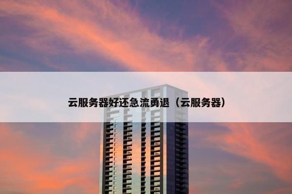 云服务器好还急流勇退（云服务器）