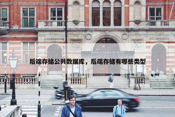 后端存储公共数据库，后端存储有哪些类型