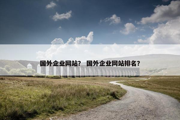 国外企业网站？ 国外企业网站排名？