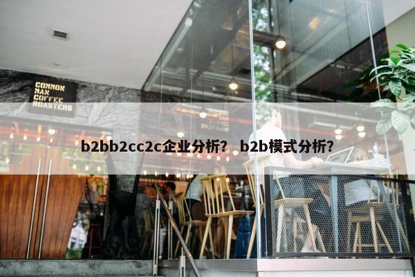 b2bb2cc2c企业分析？ b2b模式分析？