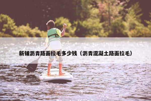 新铺沥青路面拉毛多少钱（沥青混凝土路面拉毛）