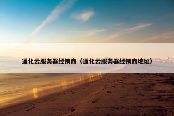 通化云服务器经销商（通化云服务器经销商地址）
