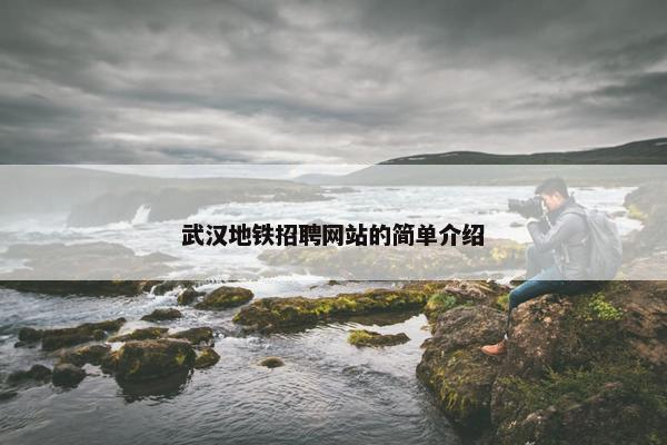 武汉地铁招聘网站的简单介绍