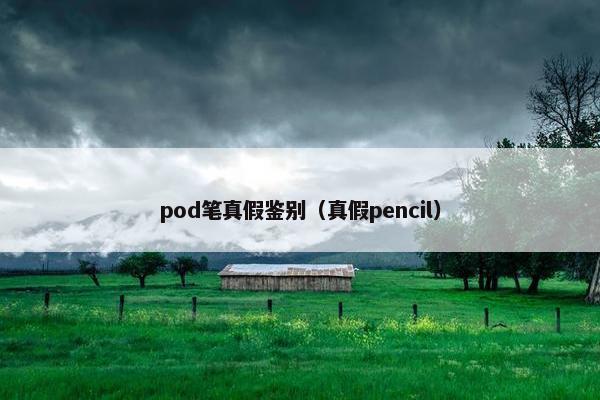 pod笔真假鉴别（真假pencil）