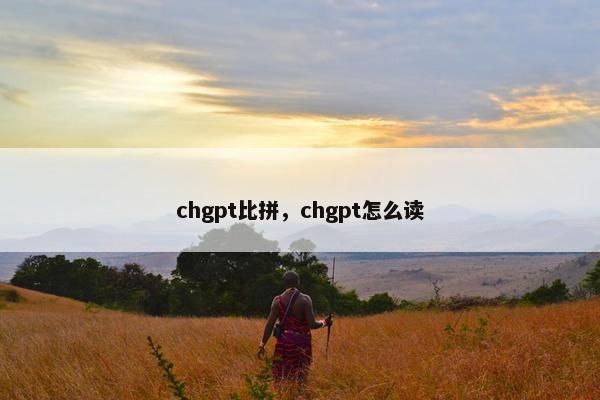 chgpt比拼，chgpt怎么读