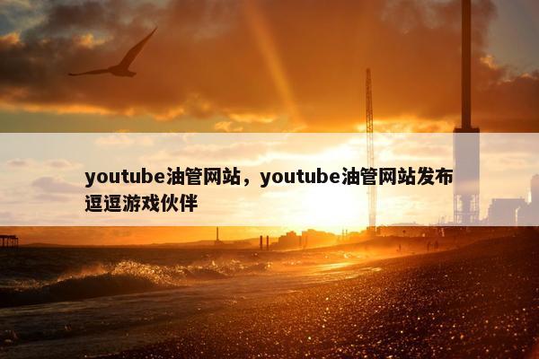 youtube油管网站，youtube油管网站发布逗逗游戏伙伴