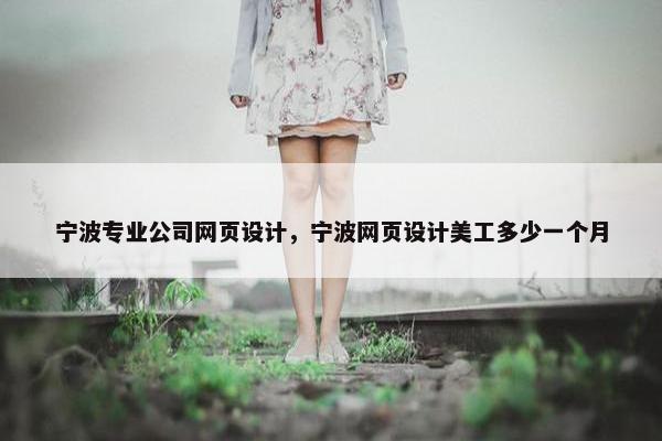 宁波专业公司网页设计，宁波网页设计美工多少一个月