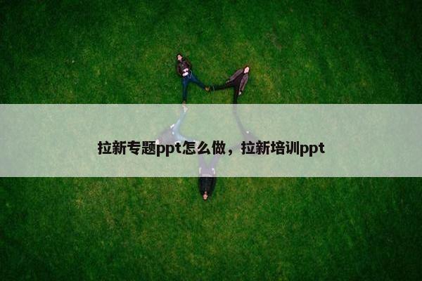 拉新专题ppt怎么做，拉新培训ppt