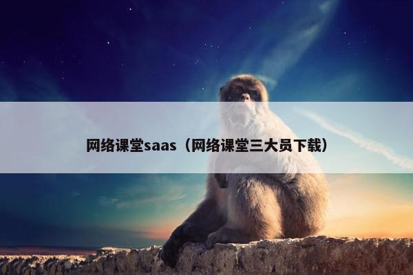 网络课堂saas（网络课堂三大员下载）