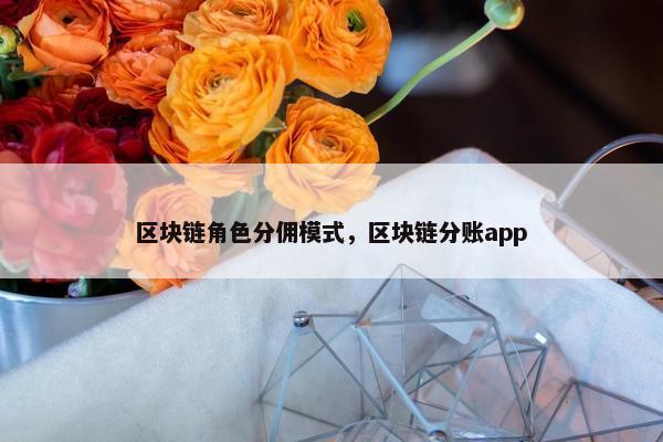 区块链角色分佣模式，区块链分账app