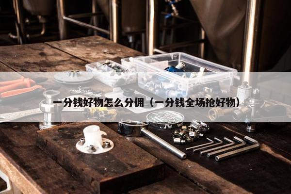 一分钱好物怎么分佣（一分钱全场抢好物）