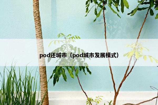 pod还城市（pod城市发展模式）