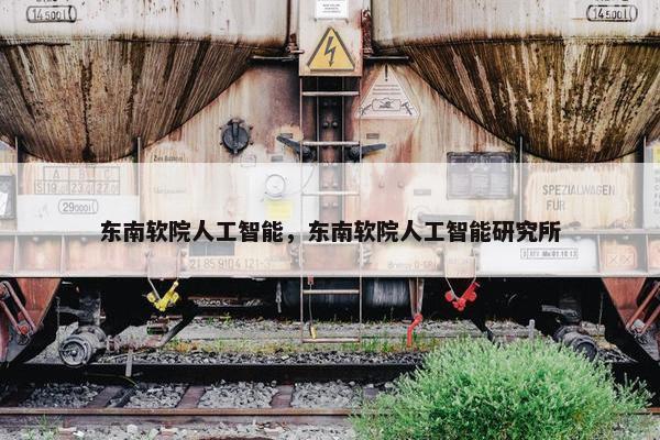 东南软院人工智能，东南软院人工智能研究所
