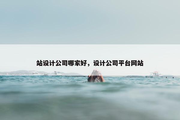 站设计公司哪家好，设计公司平台网站