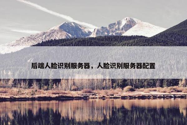 后端人脸识别服务器，人脸识别服务器配置
