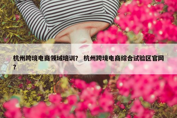 杭州跨境电商领域培训？ 杭州跨境电商综合试验区官网？