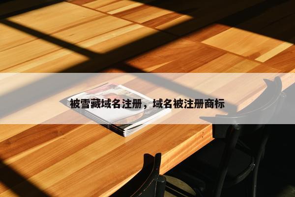 被雪藏域名注册，域名被注册商标