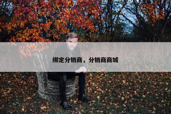 绑定分销商，分销商商城