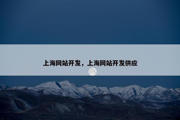 上海网站开发，上海网站开发供应