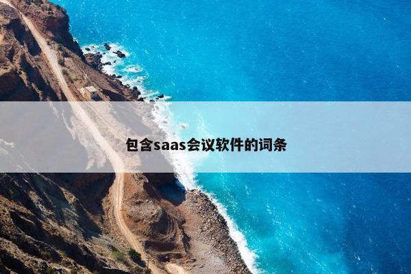 包含saas会议软件的词条