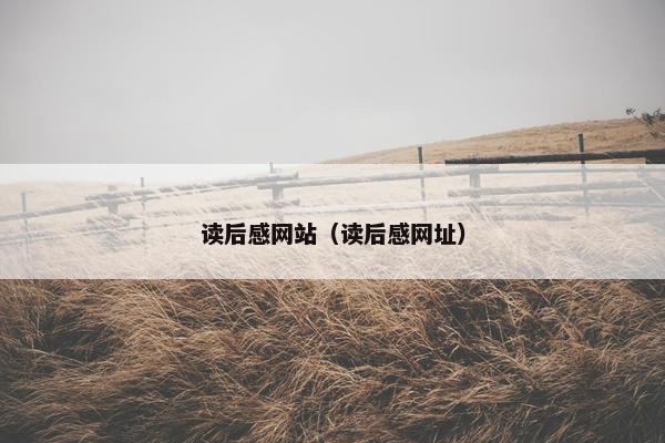 读后感网站（读后感网址）