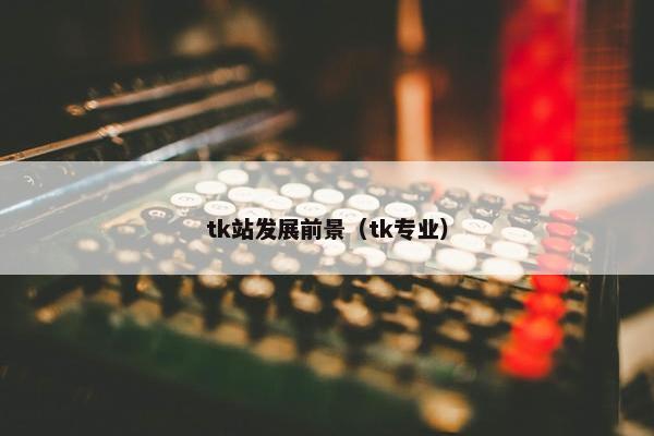 tk站发展前景（tk专业）