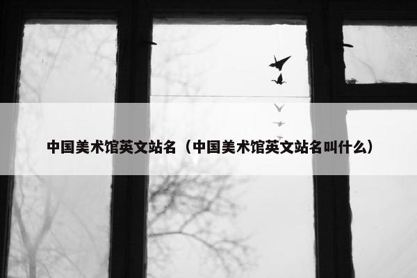 中国美术馆英文站名（中国美术馆英文站名叫什么）