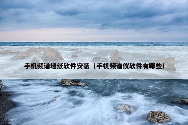 手机频谱墙纸软件安装（手机频谱仪软件有哪些）