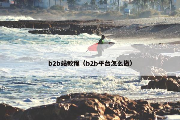 b2b站教程（b2b平台怎么做）