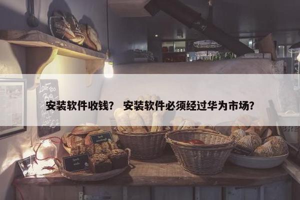 安装软件收钱？ 安装软件必须经过华为市场？