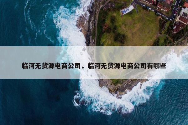 临河无货源电商公司，临河无货源电商公司有哪些