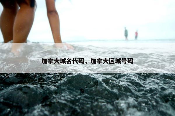 加拿大域名代码，加拿大区域号码