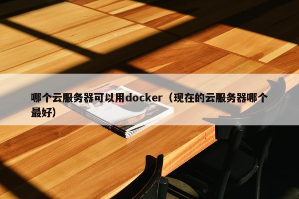 哪个云服务器可以用docker（现在的云服务器哪个最好）