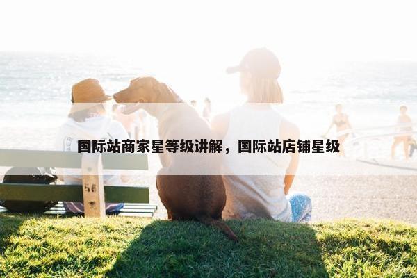 国际站商家星等级讲解，国际站店铺星级