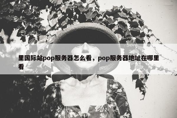 里国际站pop服务器怎么看，pop服务器地址在哪里看