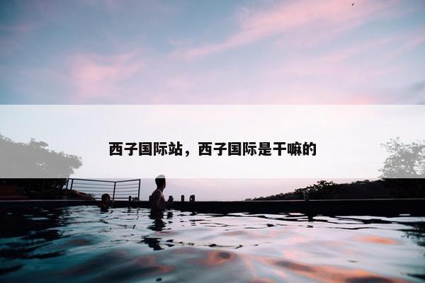 西子国际站，西子国际是干嘛的