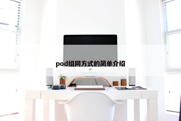 pod组网方式的简单介绍