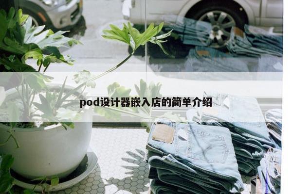 pod设计器嵌入店的简单介绍