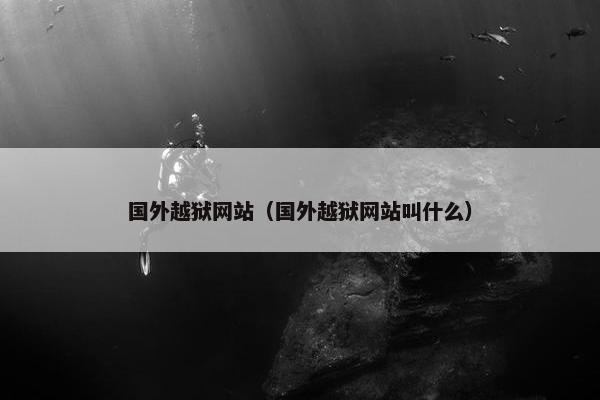 国外越狱网站（国外越狱网站叫什么）