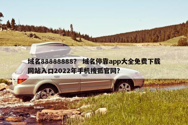 域名88888888？ 域名停靠app大全免费下载网站入口2022年手机搜狐官网？