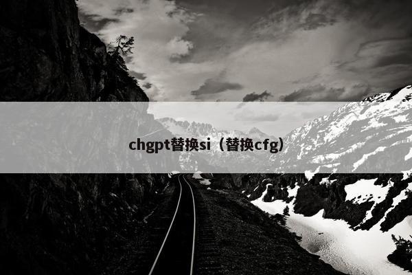 chgpt替换si（替换cfg）