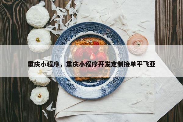 重庆小程序，重庆小程序开发定制接单平飞亚