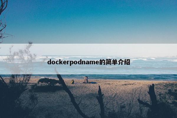 dockerpodname的简单介绍