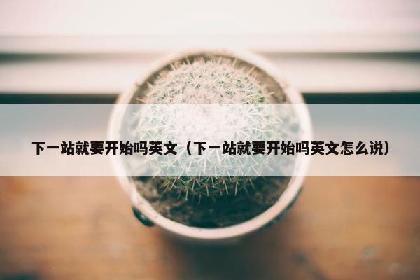 下一站就要开始吗英文（下一站就要开始吗英文怎么说）