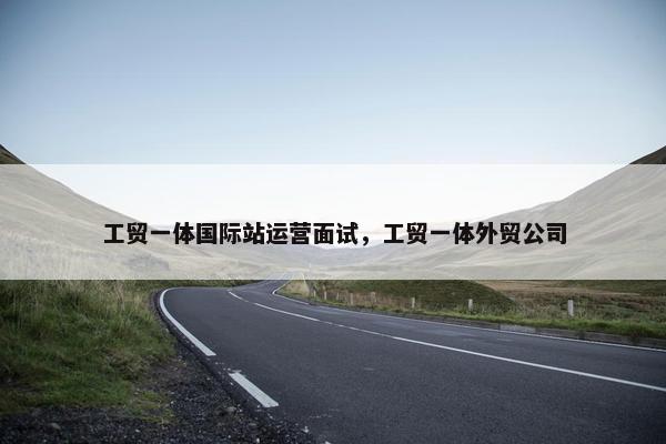 工贸一体国际站运营面试，工贸一体外贸公司
