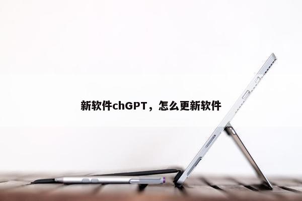 新软件chGPT，怎么更新软件