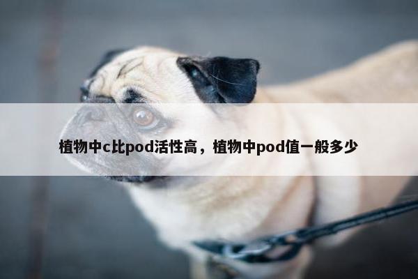 植物中c比pod活性高，植物中pod值一般多少