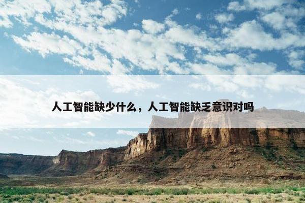 人工智能缺少什么，人工智能缺乏意识对吗