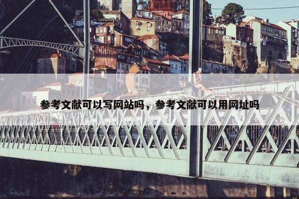参考文献可以写网站吗，参考文献可以用网址吗