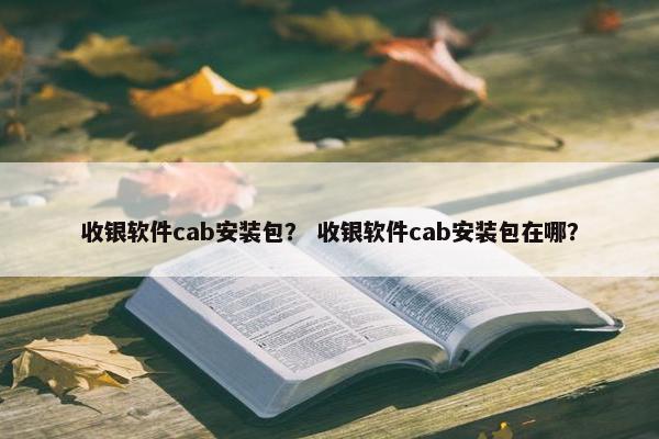 收银软件cab安装包？ 收银软件cab安装包在哪？